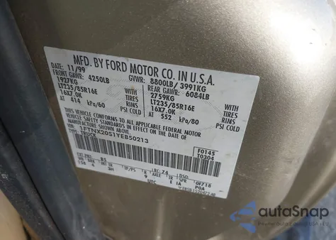 2000 Ford F-250 Lariat/Xl/Xlt из США, поврежденный, VIN 1FTNX20S1YEB50213